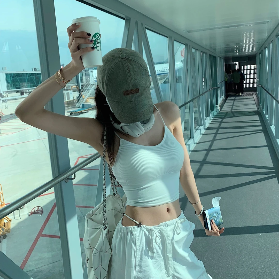 蜜桃波波小胸显大外扩美背可拆卸胸垫吊带背心运动内衣女聚拢小胸