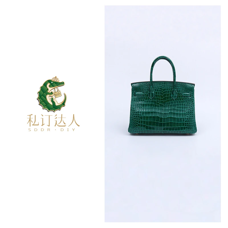 AI.BAGBURRY2025新款女士真皮百搭时尚鳄鱼皮手拎女包