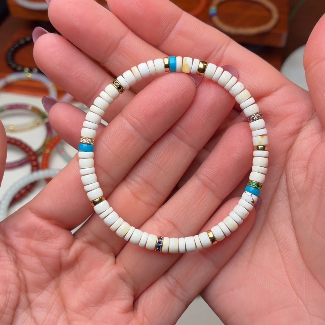 蜜蜡未镶嵌手链男女