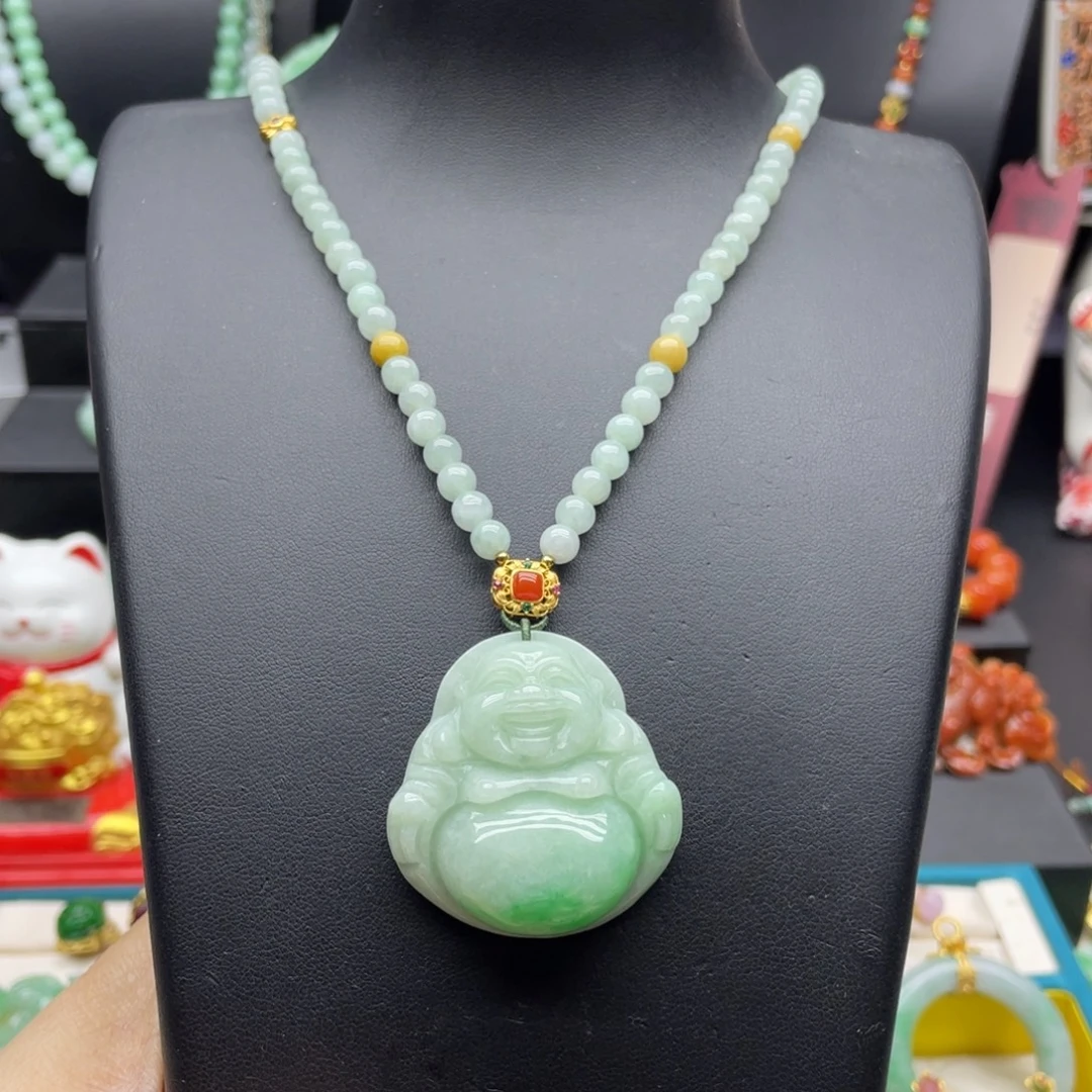 翡翠未镶嵌颈饰翡翠佛公