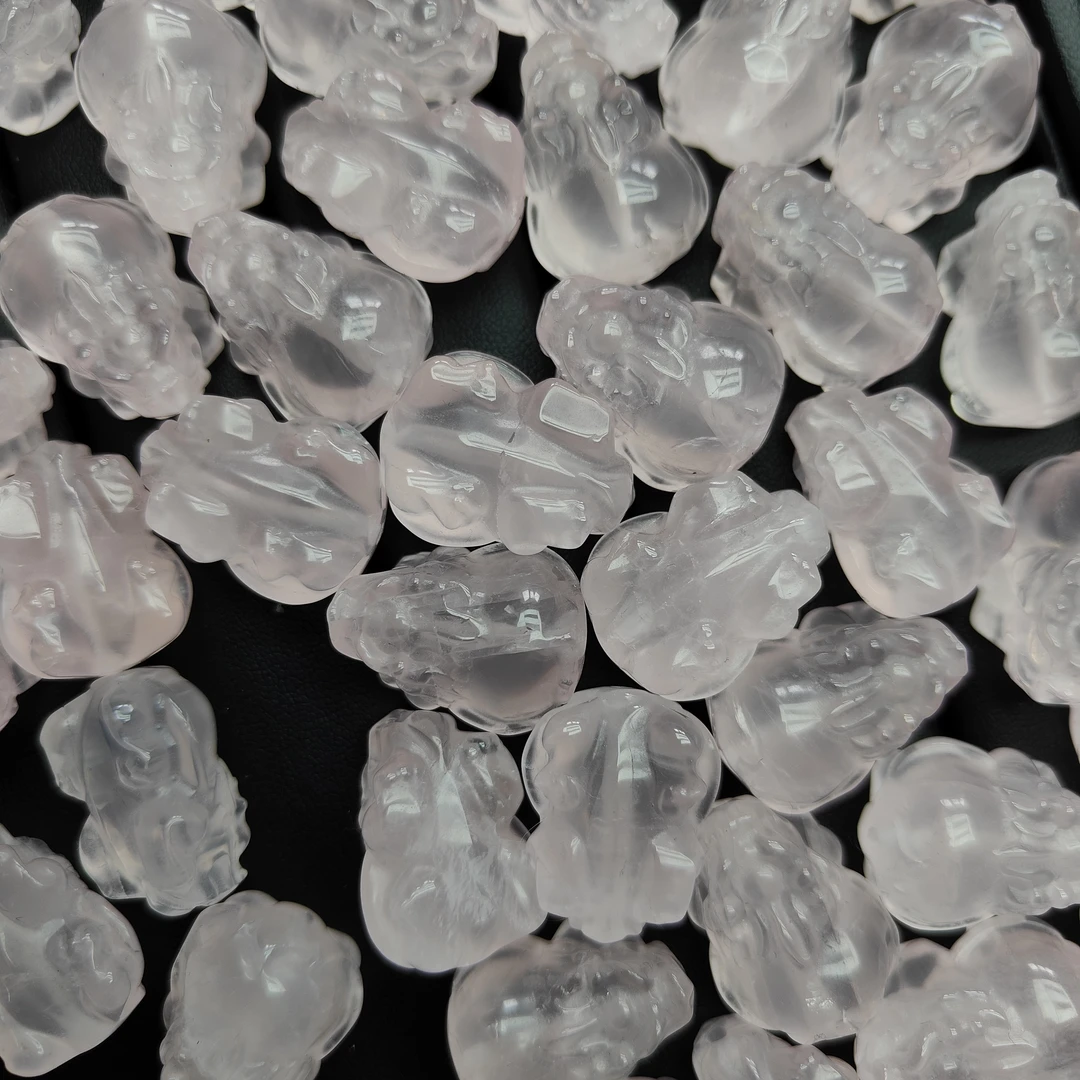 粉水晶大龙龟貔貅多样性发一颗FS61