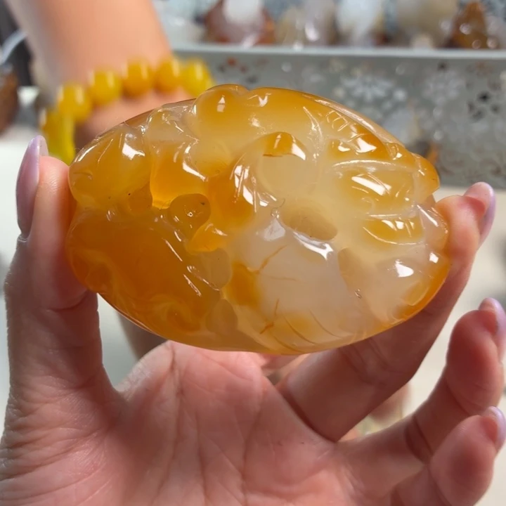 玛瑙/玉髓未镶嵌吊坠(不含链)