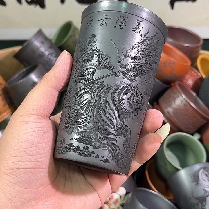 茶杯紫砂全手工紫砂主人杯
