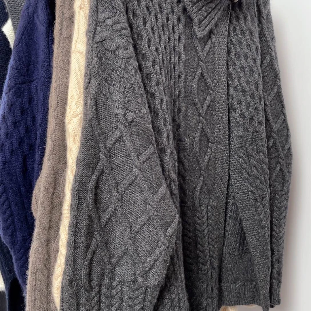 加厚 斗篷款 羊绒衫