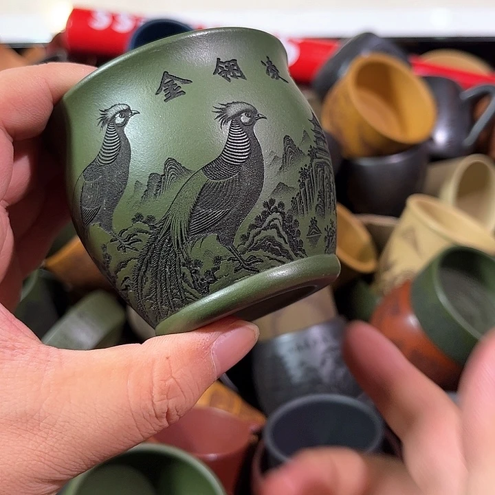 茶杯紫砂全手工紫砂主人杯