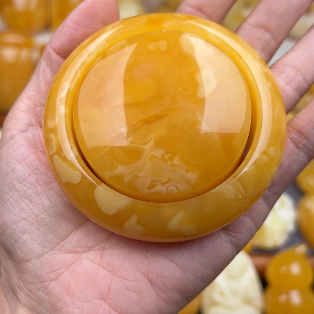 琥珀颈饰未镶嵌小*子纯天然琥珀蜜蜡无优化