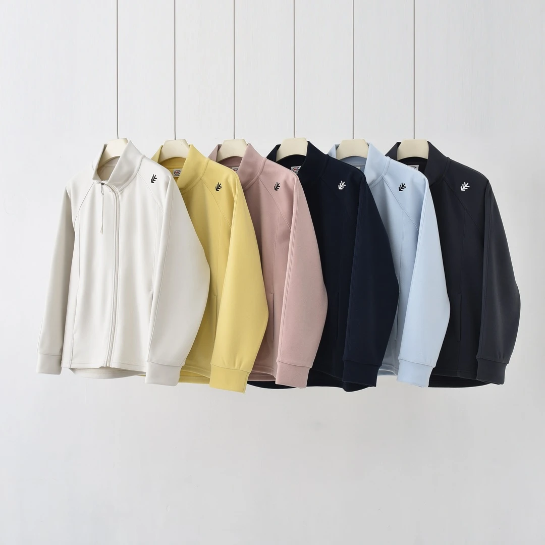 【松弛调型】纯色净版刺绣立领春季休闲松弛感长袖拼接外套1263