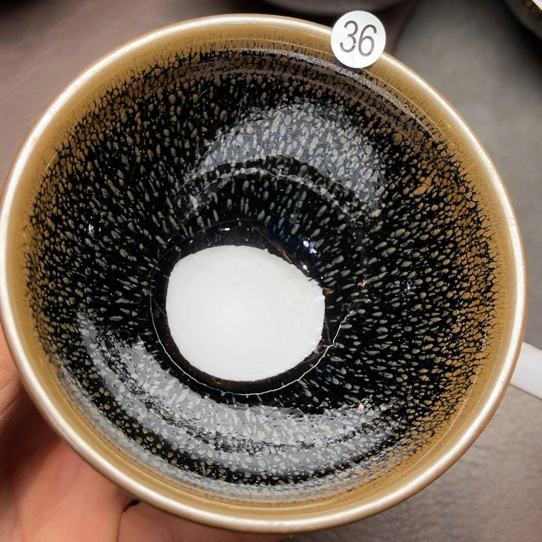 茶盏龙窑柴烧束口器型