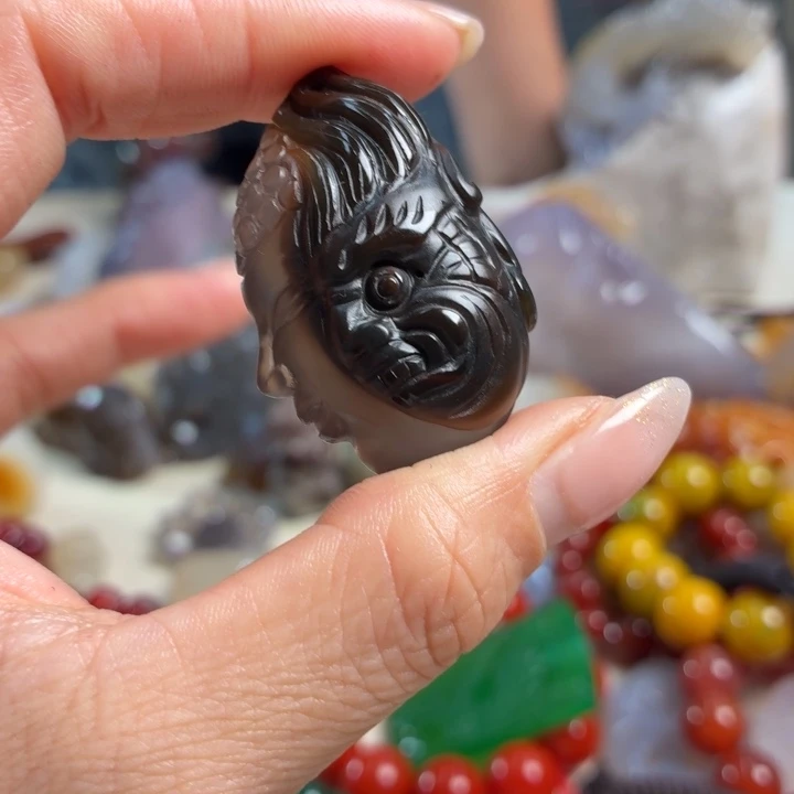 玛瑙/玉髓未镶嵌吊坠(不含链)