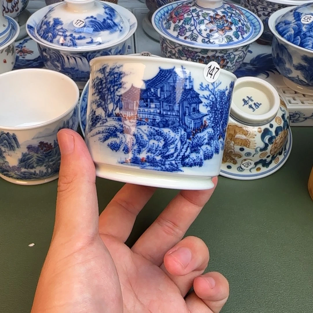 彦祖纯手工手绘茶具147