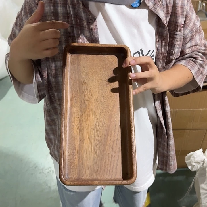 整木掏挖高端茶盘托盘