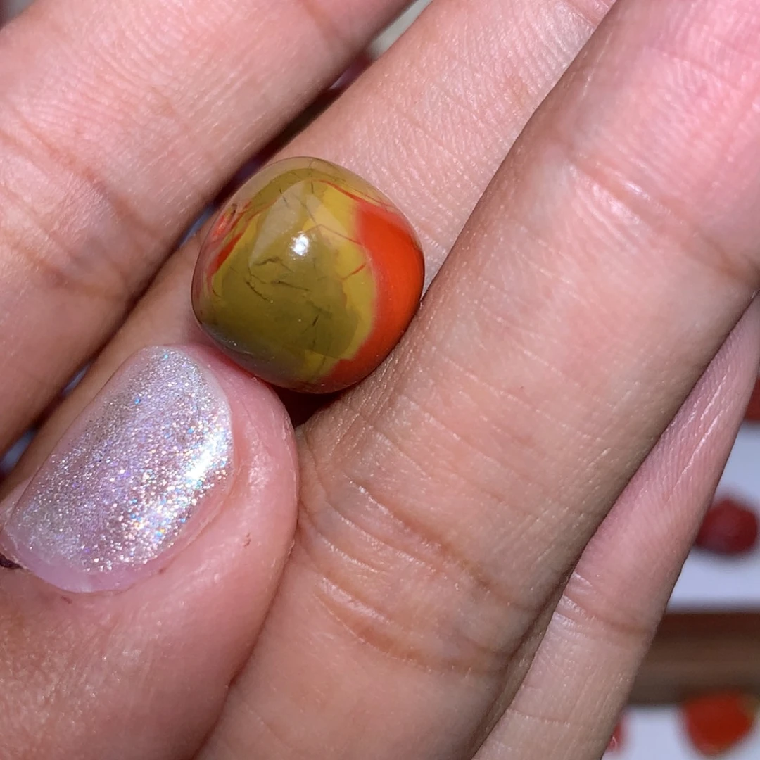 南红玛瑙包浆老型12×11未镶嵌养*