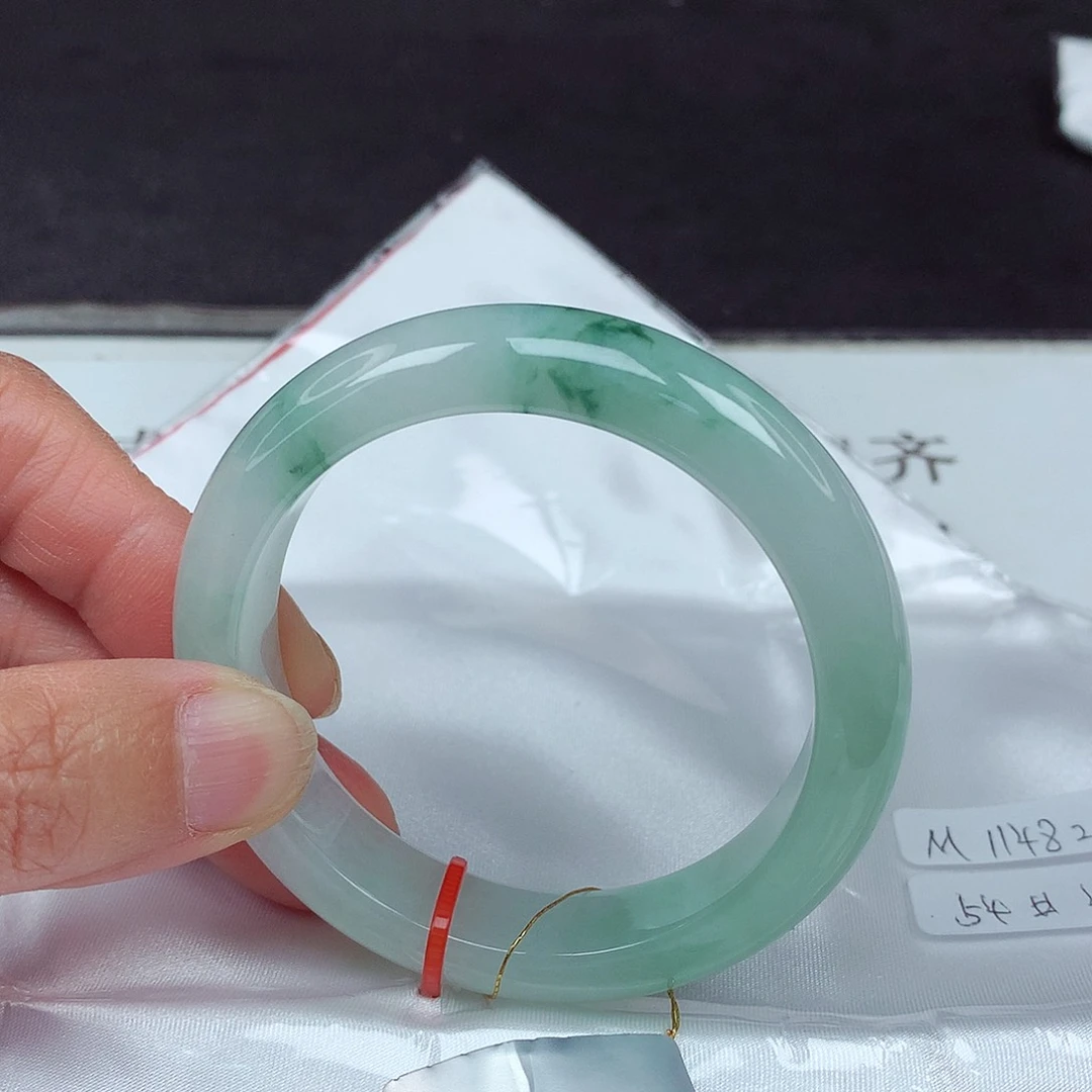 未镶嵌手镯翡翠54圈4828
