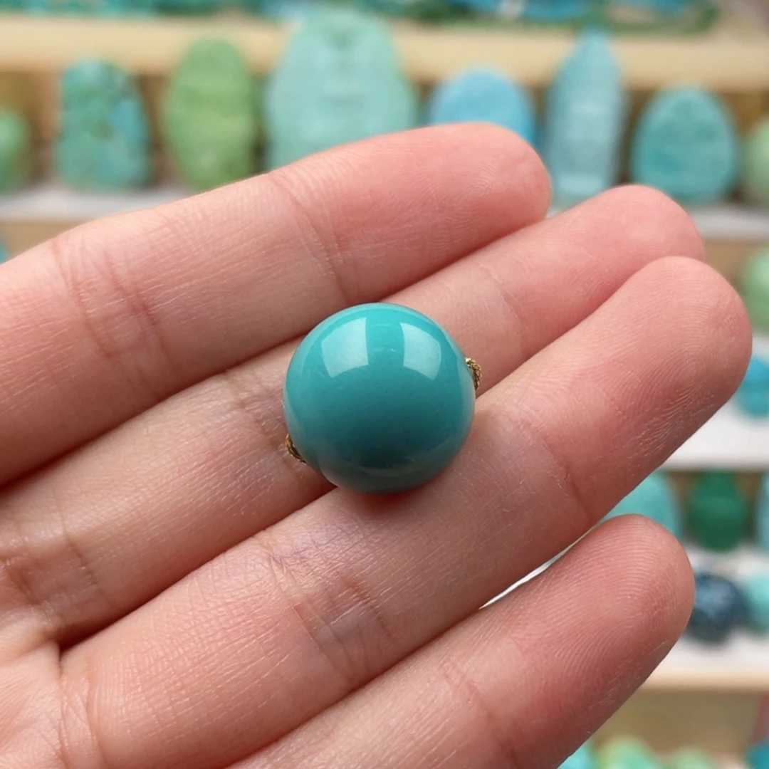 未镶嵌绿松石珠宝奇石夏***记