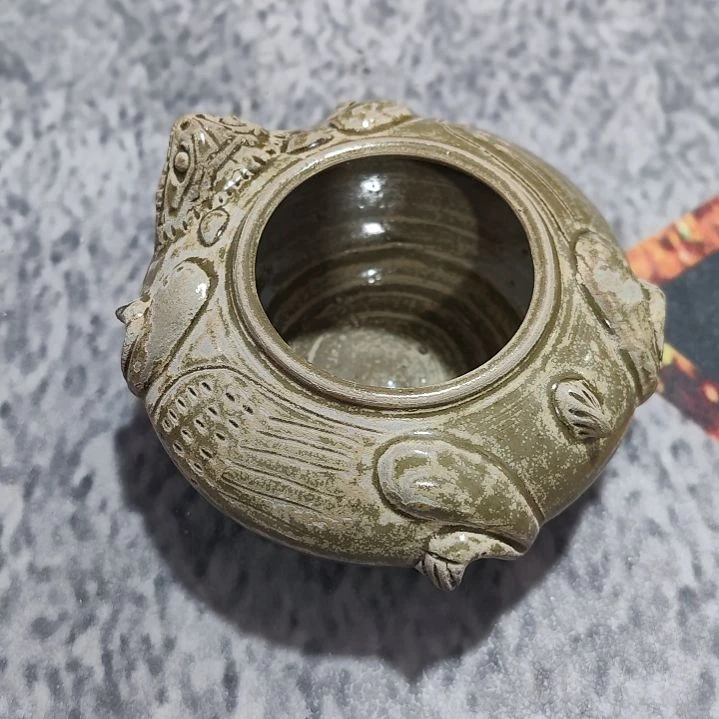 陶瓷用****2青釉小水孟一个全品