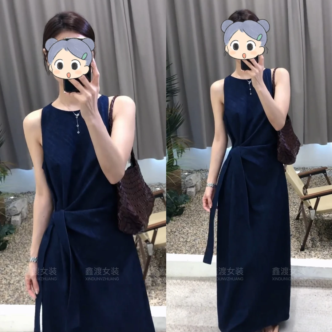 2025夏季新款时尚显瘦气质女士网红洋气连衣裙百搭款D5527