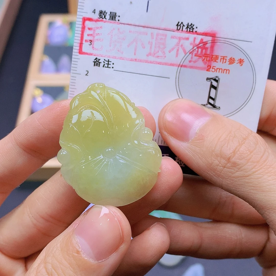 翡翠未镶嵌颈饰翡翠