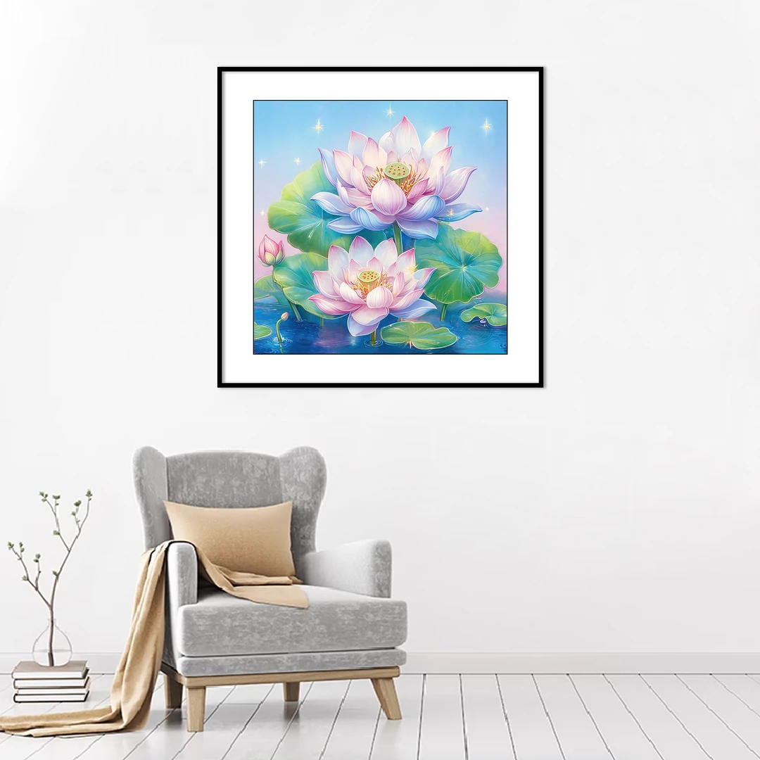 【新疆长绒棉双纱棉】6730冰清玉洁十字绣大格60x60cm满绣39种绣线