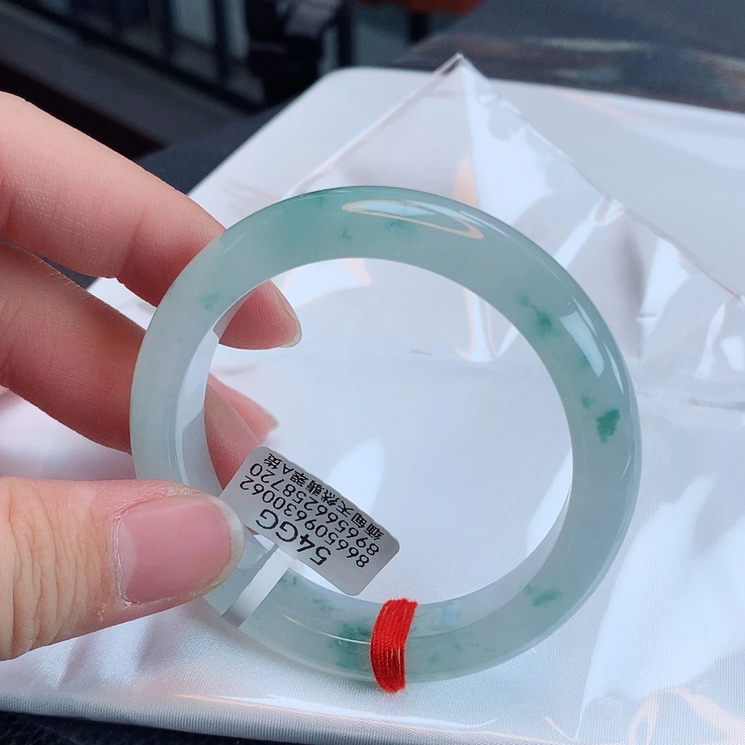 翡翠手镯未镶嵌天然缅甸翡翠A货手镯