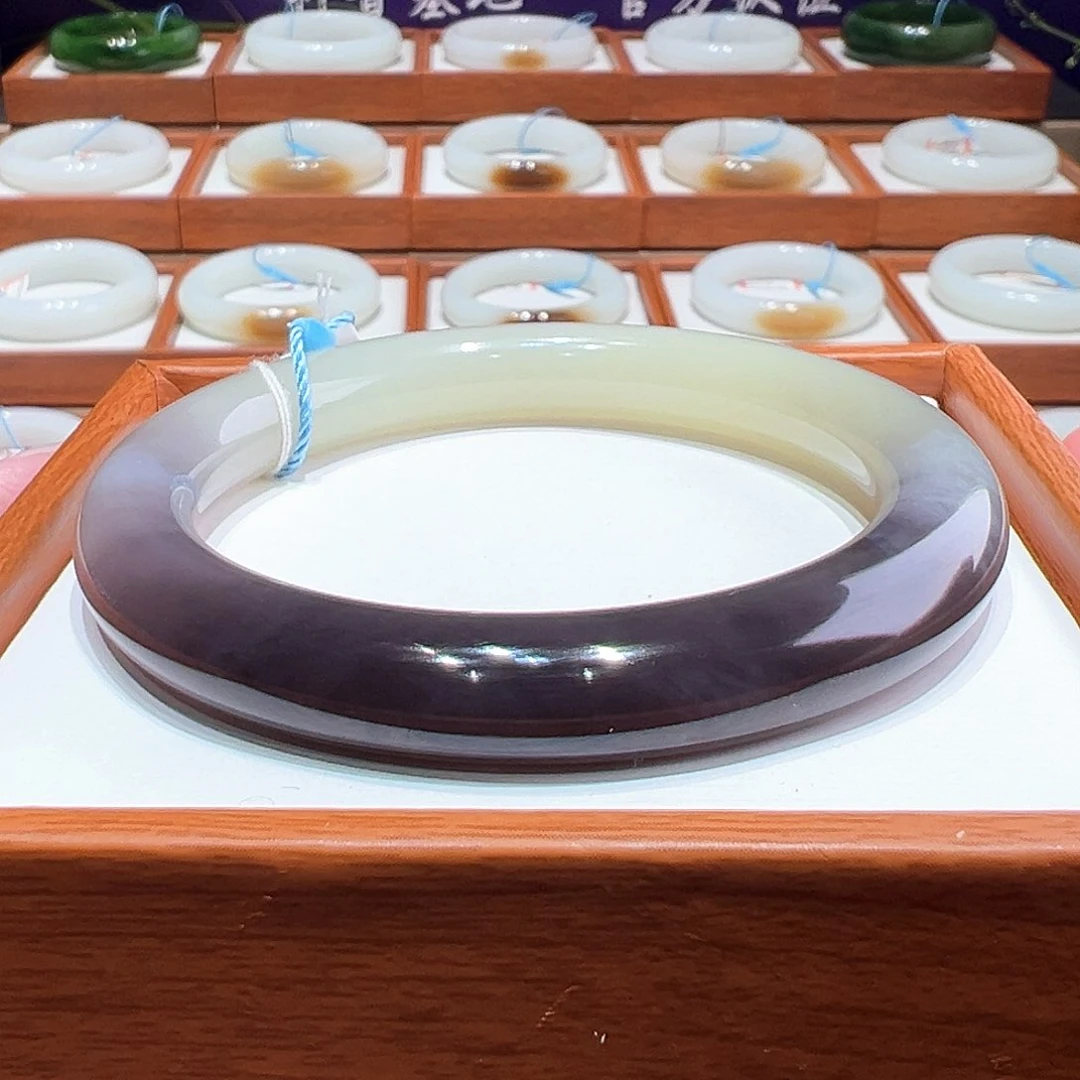 和田玉手镯 60 61未镶嵌