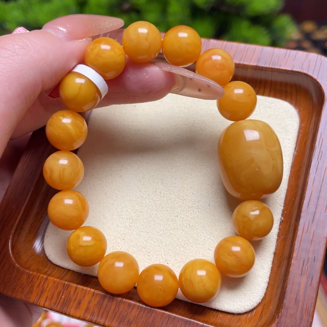 蜜蜡手链未镶嵌手串