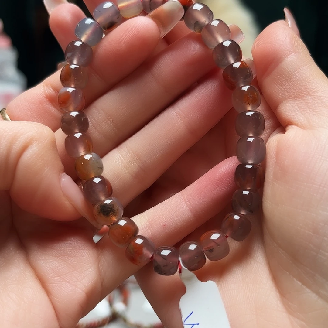 南红玛瑙未镶嵌手链