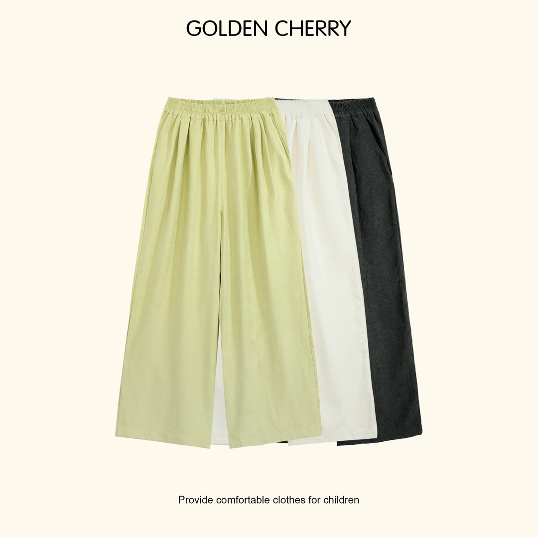【金樱桃Golden cherry】亲子高腰时尚百搭休闲裤QDD104
