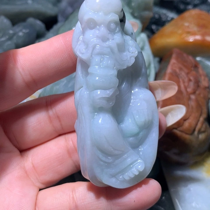 翡翠未镶嵌颈饰保真天然A货翡翠