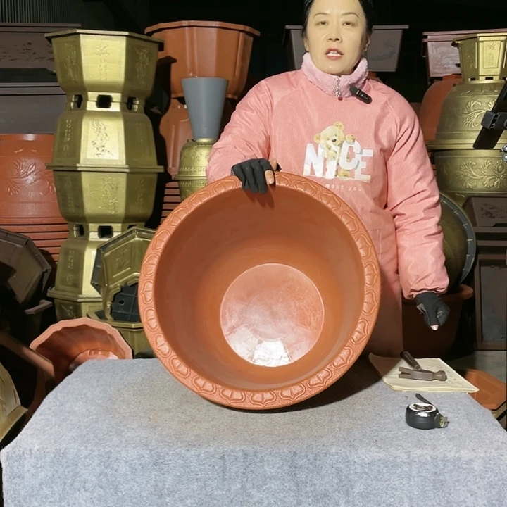 圆盆红色五零四个