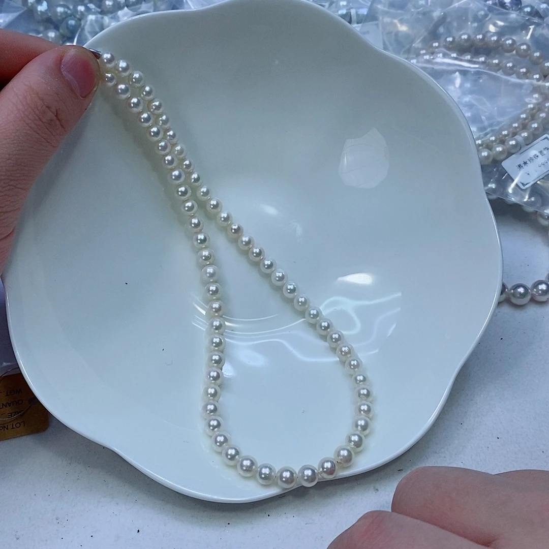 海水珍珠颈饰银S925镶嵌