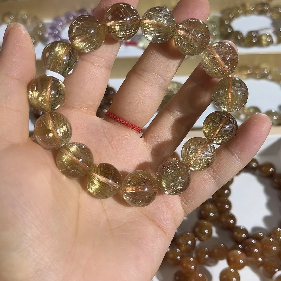 水晶手链未镶嵌晶莹剔透