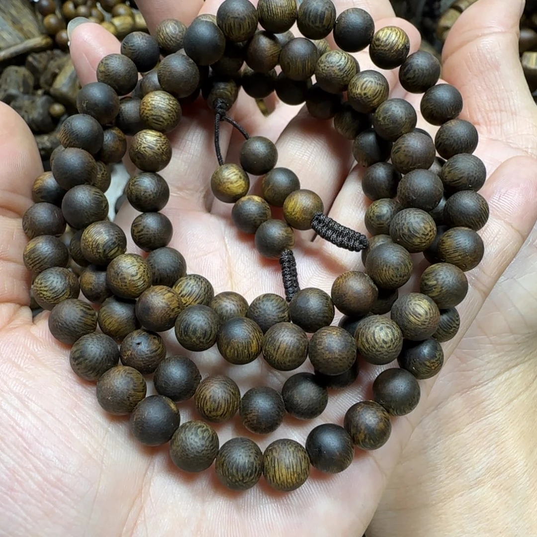 手串沉香浮沉虫漏多样性发货一条卡8-33克