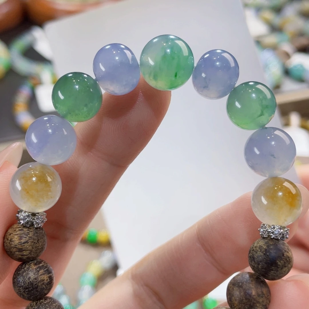 未镶嵌手链翡翠花仙子