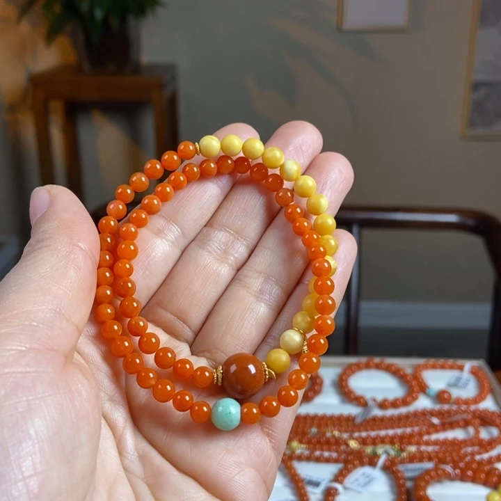 南红玛瑙手链未镶嵌南红5