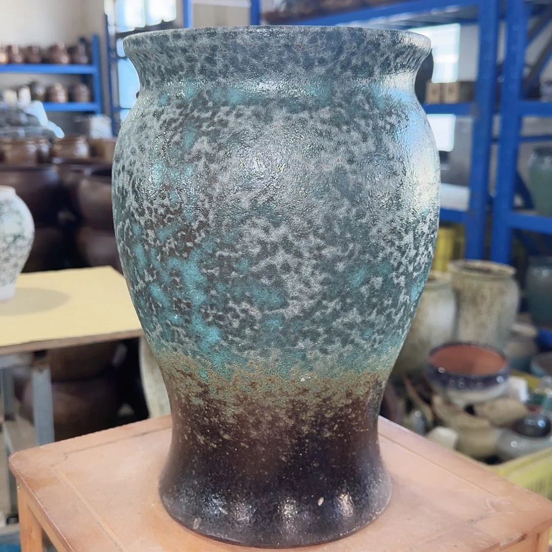 紫砂花盆高30口19……