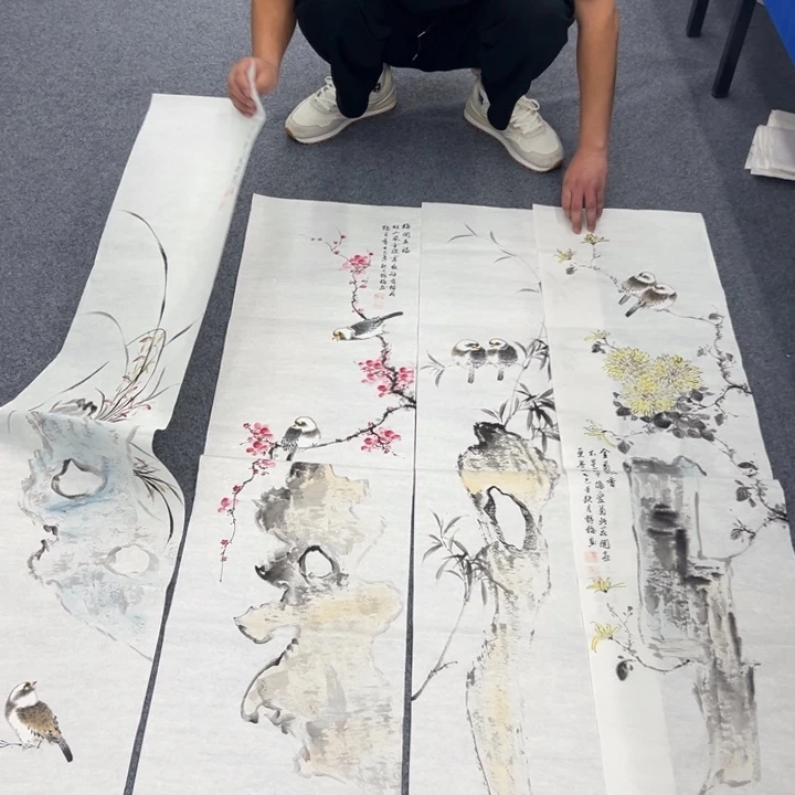 国画宣纸纯手绘字画