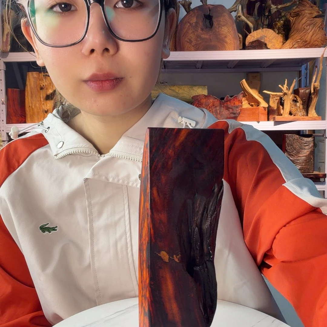 紫檀木类端景台.*宝