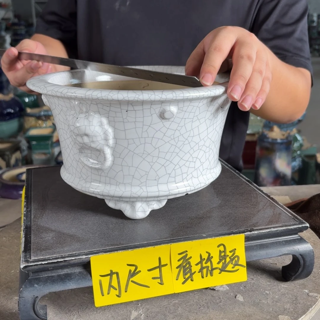 。一风堂石湾花盆 内21*12