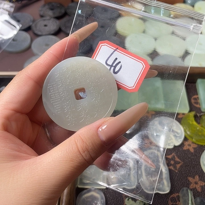 蛇纹石玉合金颈饰