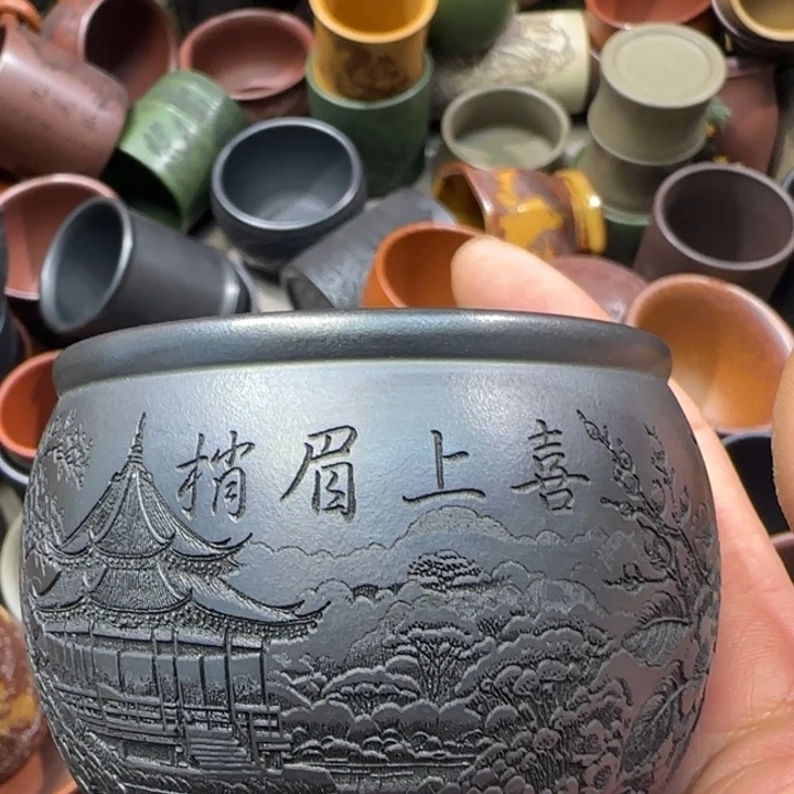 茶杯紫砂全手工制作工艺