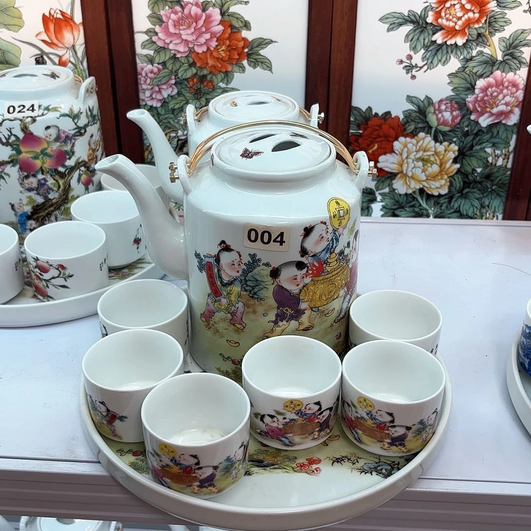 壶招财进宝四斤➕六个杯子➕茶盘