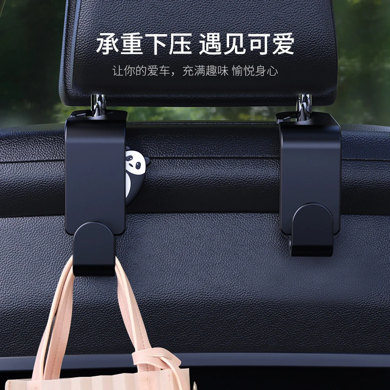 新款车载座椅隐藏重力挂钩创意卡通趣味汽车挂钩车用椅背挂钩用品