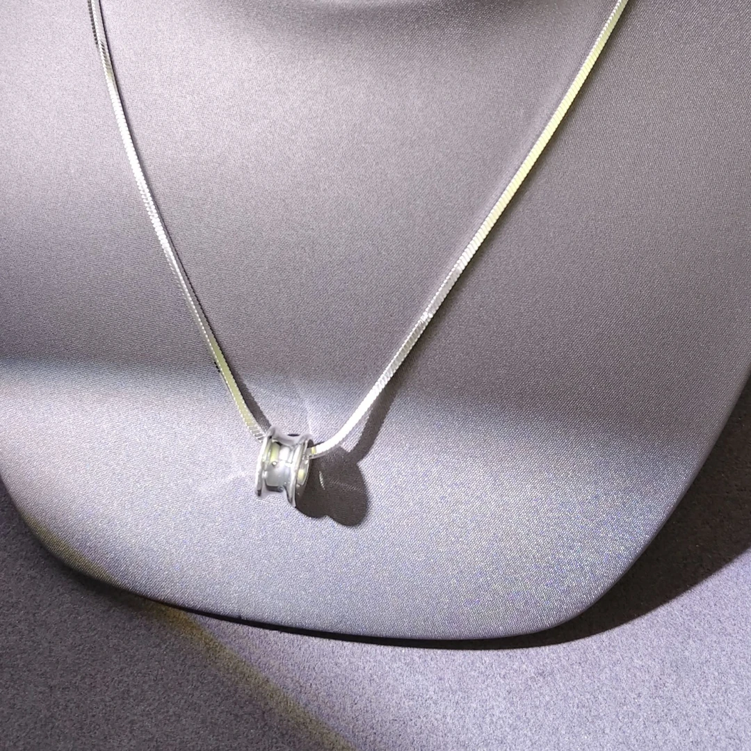 坠链均925银 OCTOPU.U S925银 轮胎光面项链百搭小众设计高级感