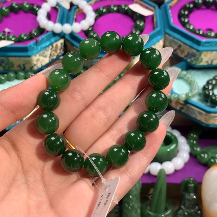 未镶嵌手串和田玉（碧玉）