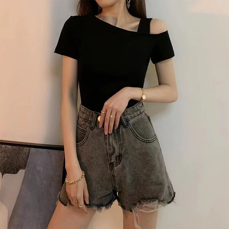 朱朱 备注链接女士漏肩上衣短袖39到99