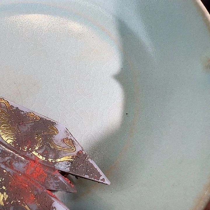 金***虎瓷片瓷摆件瓷摆件瓷摆件