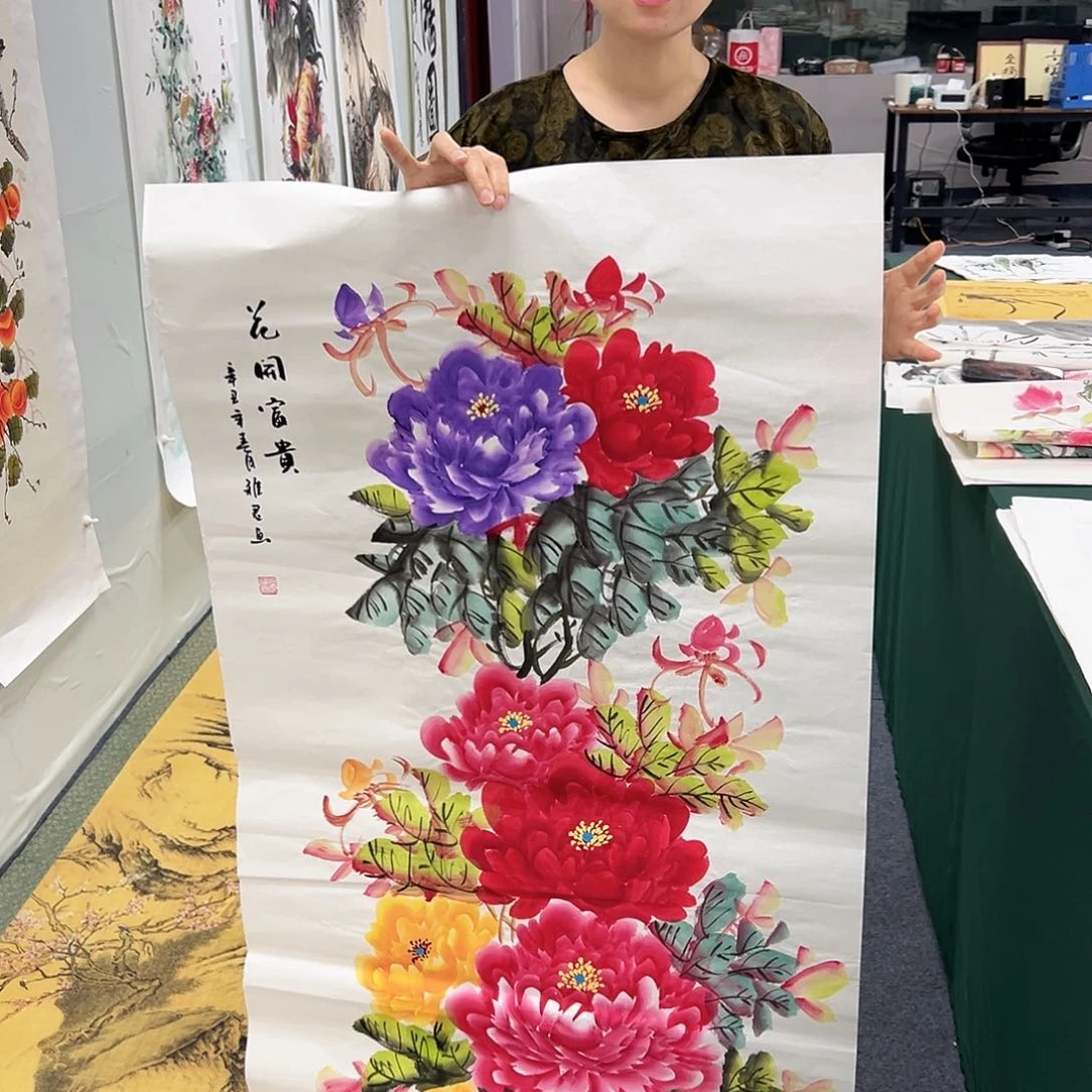 国画宣纸国画纯手绘作品