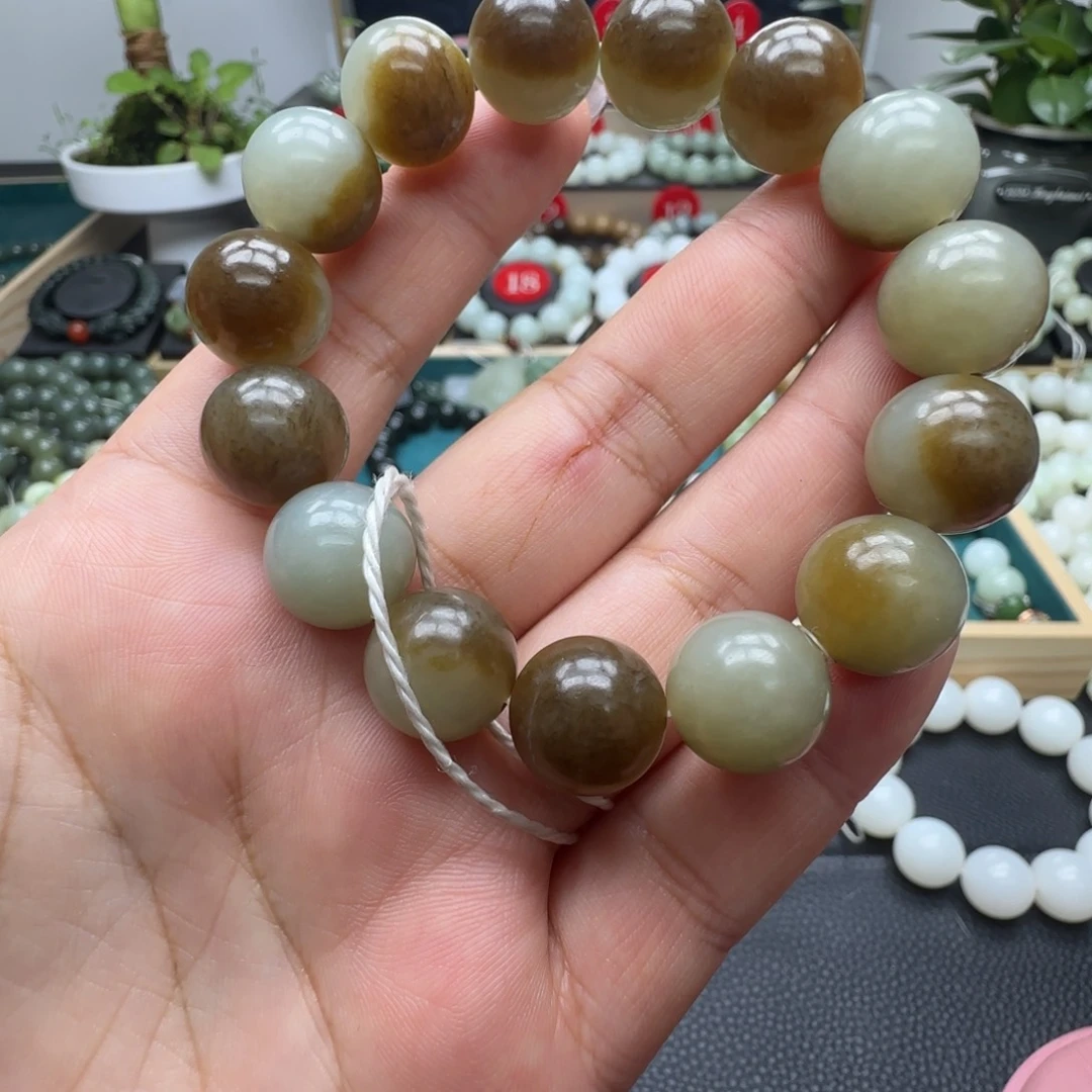 和田玉未镶嵌手链14