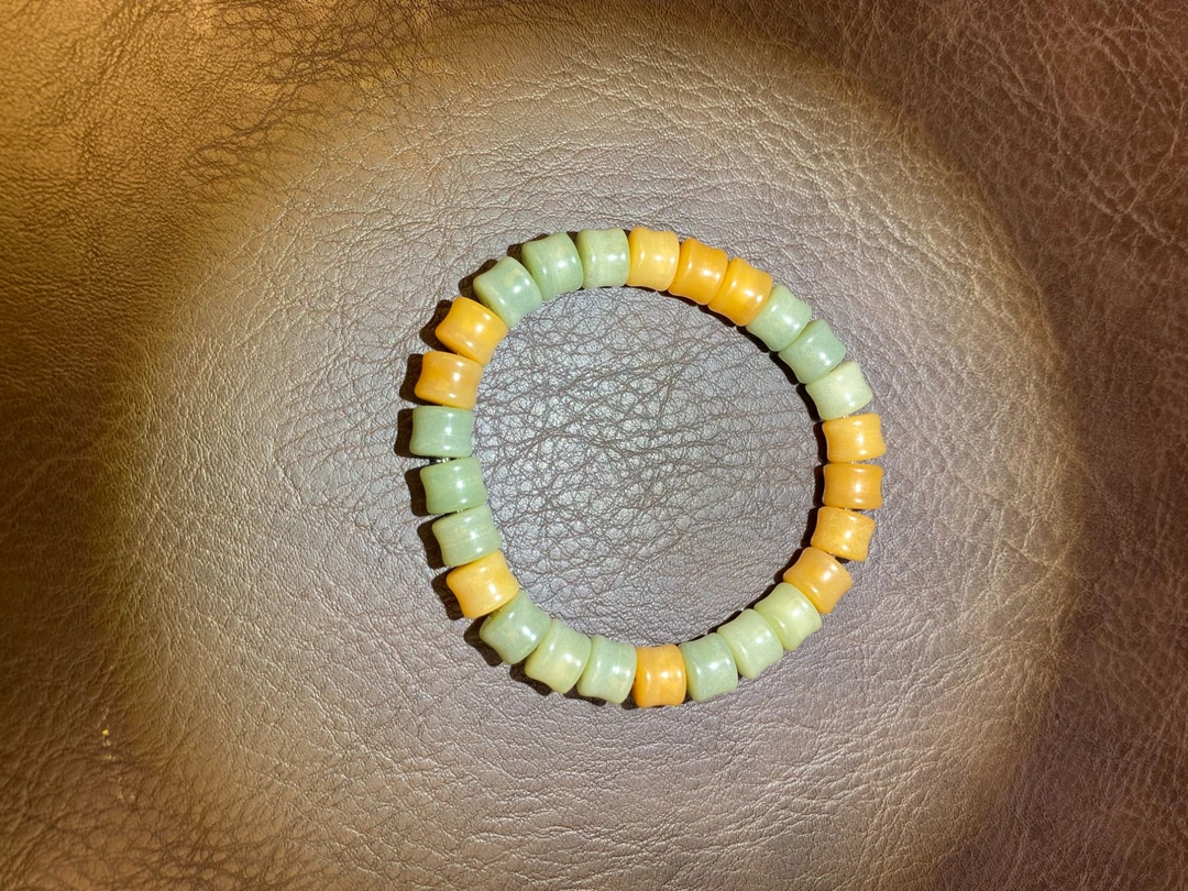 082浅绿算盘珠8mm菩提手串xk082（无礼盒）