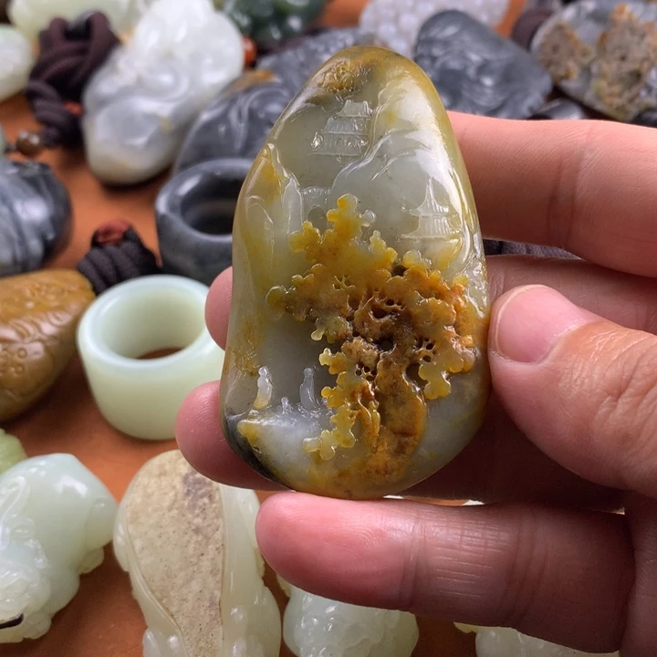 未镶嵌和田玉挂件